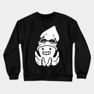 Swimming Squid Crewneck Sweatshirt